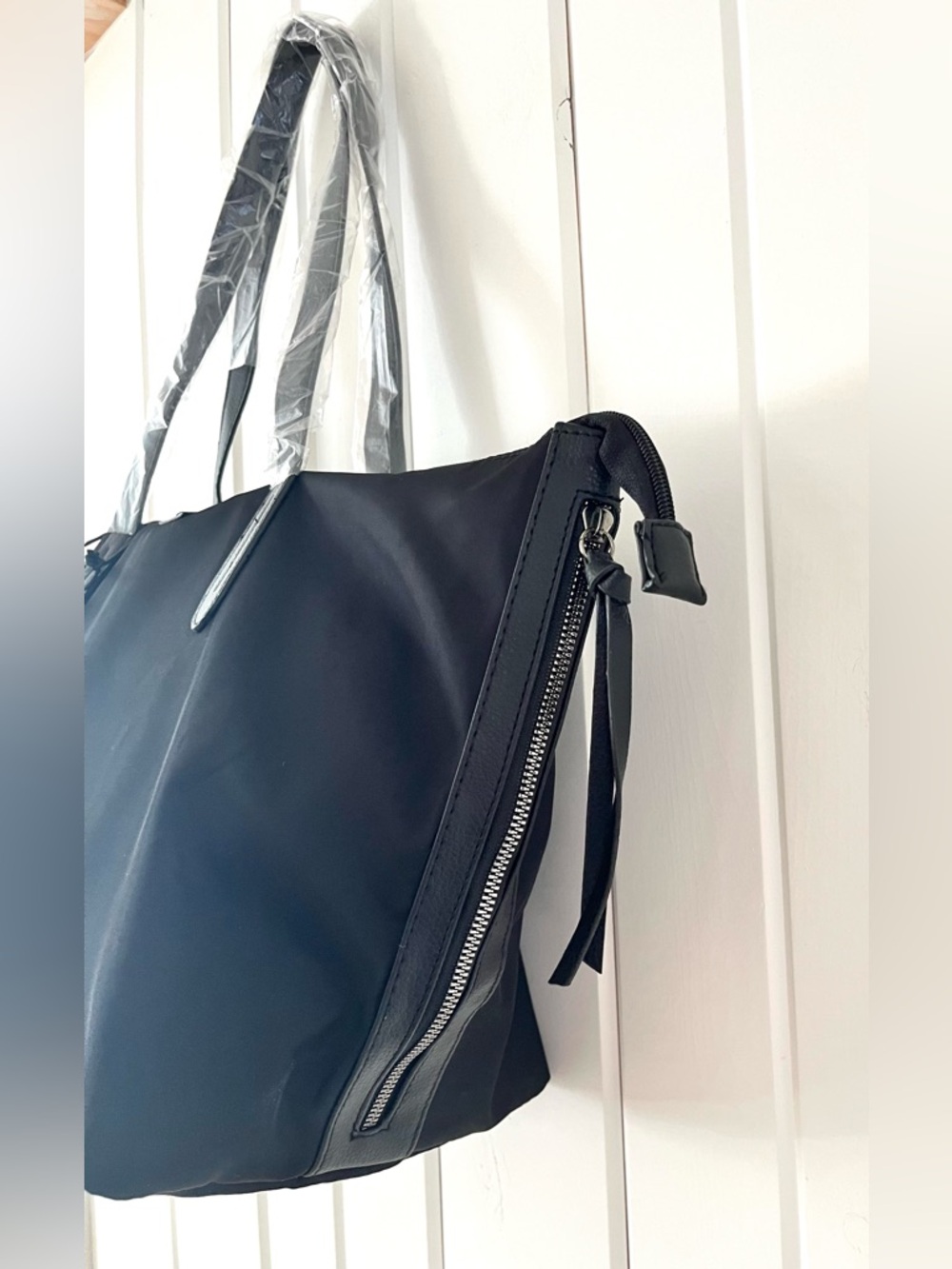 Botkier Black Nylon Tote Bag - Picture 3 of 6
